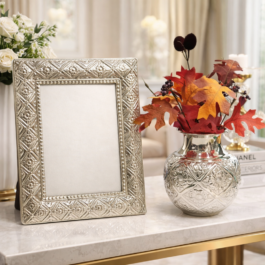 MARCO DE PLATA FLORAL