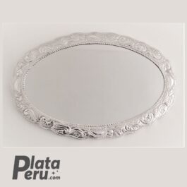 Espejo Oval de plata