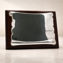 PLACA RECORDATORIA PERGAMINO
